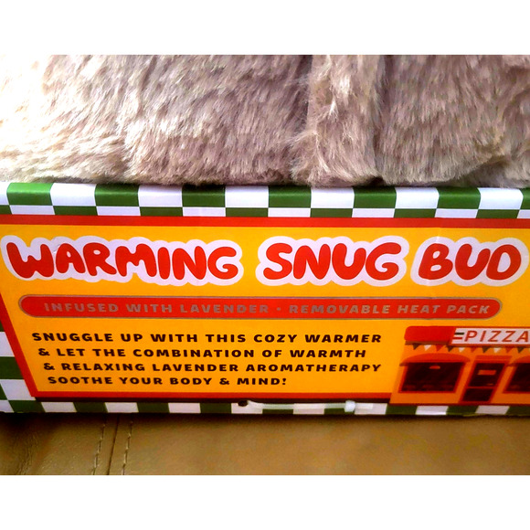 Pink Sky Pizza Warming Snug Bud Plush Cuddle Friend - Picture 4 of 6